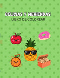 DELICIAS Y MERIENDAS, Libro de colorear