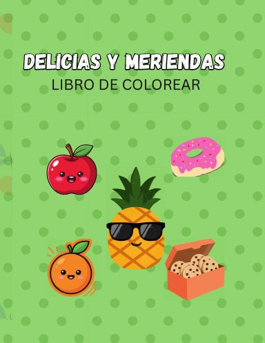 DELICIAS Y MERIENDAS, Libro de colorear